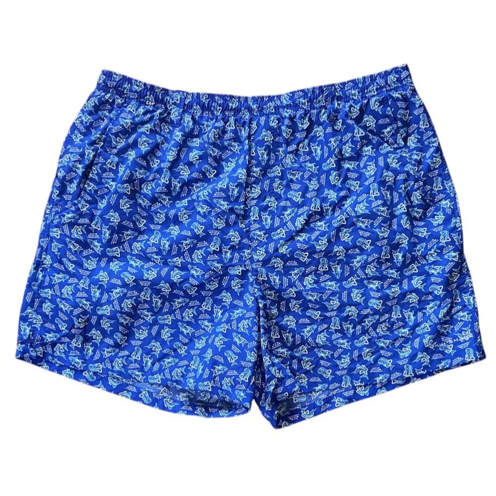 Columbia PFG Performance Fishing Gear Lined Blue Water Swim Shorts 2XL